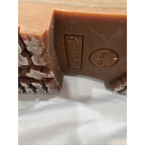 Timberland Jayne Waterproof Teddy Fleece Fold Down Brown Nubuck Women Size 8 - Picture 10 of 10